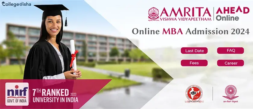 Amrita University Online MBA Admission 2024| Last Date, Career, Fee, Eligibility & Syllabus