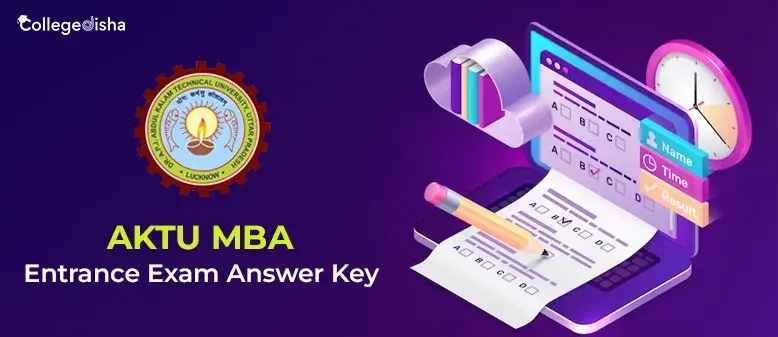 AKTU MBA Entrance Exam Answer Key 2024 || Released